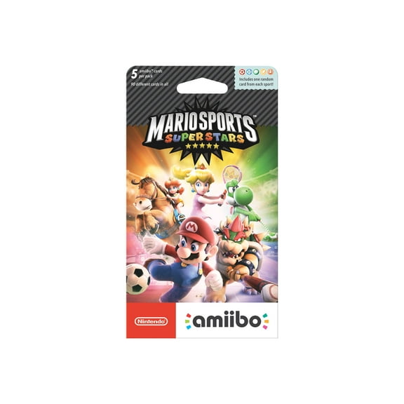 Nintendo Mario Sports Superstars amiibo cards 5 Pack Nintendo 3DS