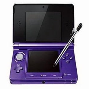 Restored Nintendo 3DS Video Game Console, Midnight Purple, 16GB