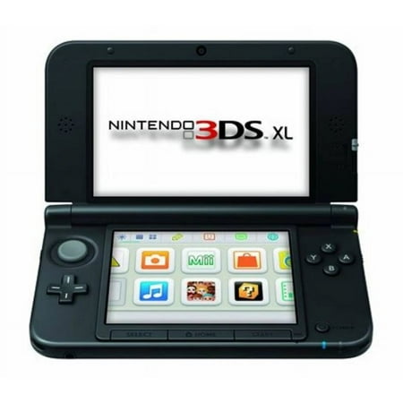 Nintendo 3DS XL Gun Metal Video Game Console with 16 GB SD Memory Card