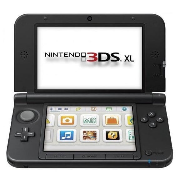 Restored Nintendo, 3DS XL Video Game Console, 128 GB, Mario Character Group, Two-screen gameplay, Multiple Cameras