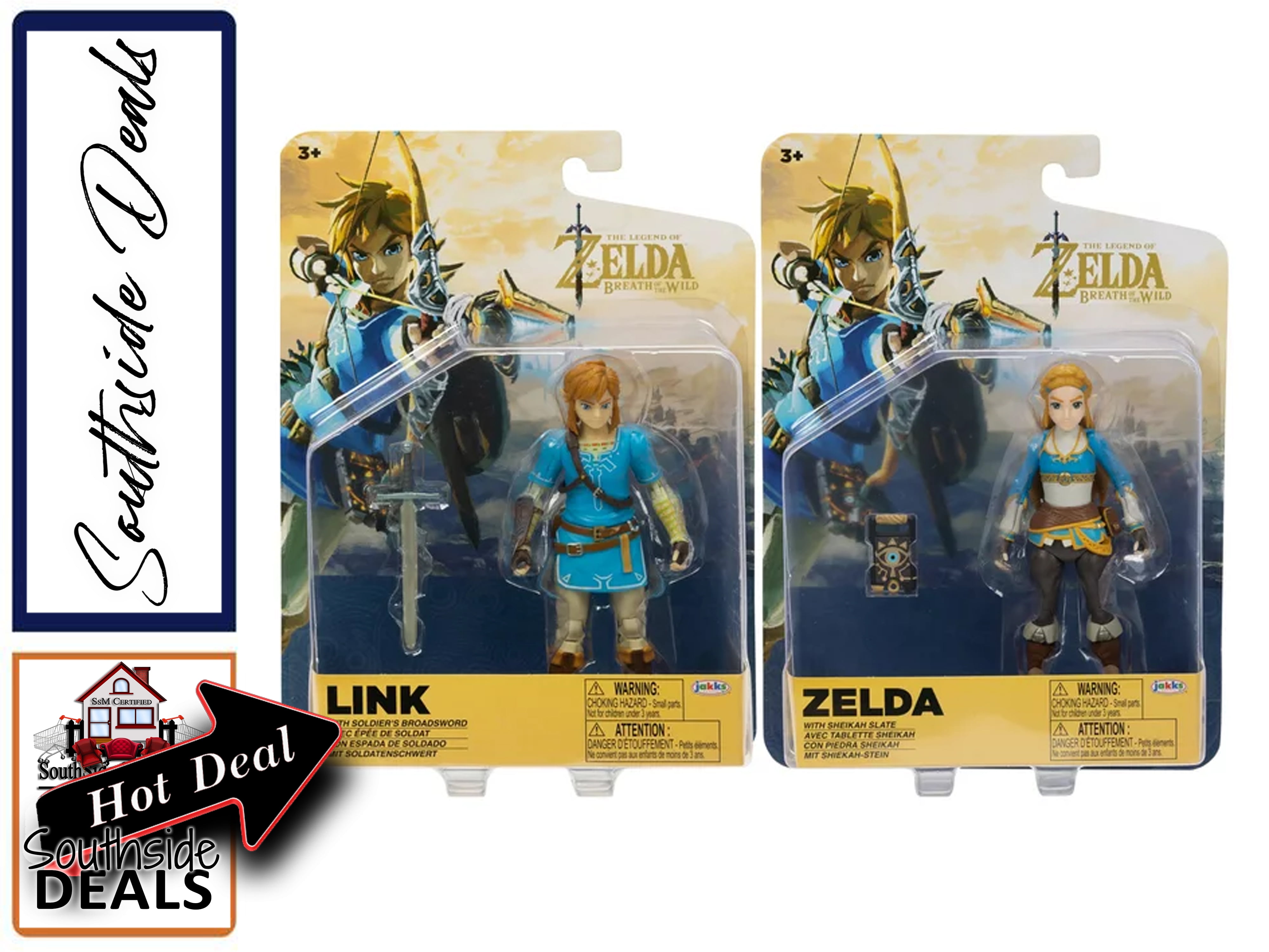 Set of 4 Legend of Zelda Figures Link Princess Zelda -  Norway