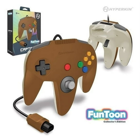 Hero Brown Nintendo 64 "Captain" Premium "Funtoon" CE Controller [Hyperkin]