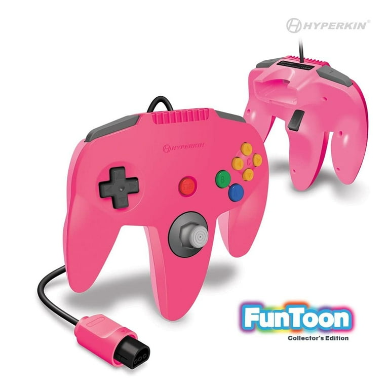 Nintendo 64 Captain Premium Controller For N64 (Princess Pink