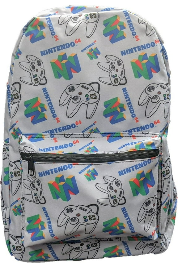 Nintendo 64 Collage Backpack