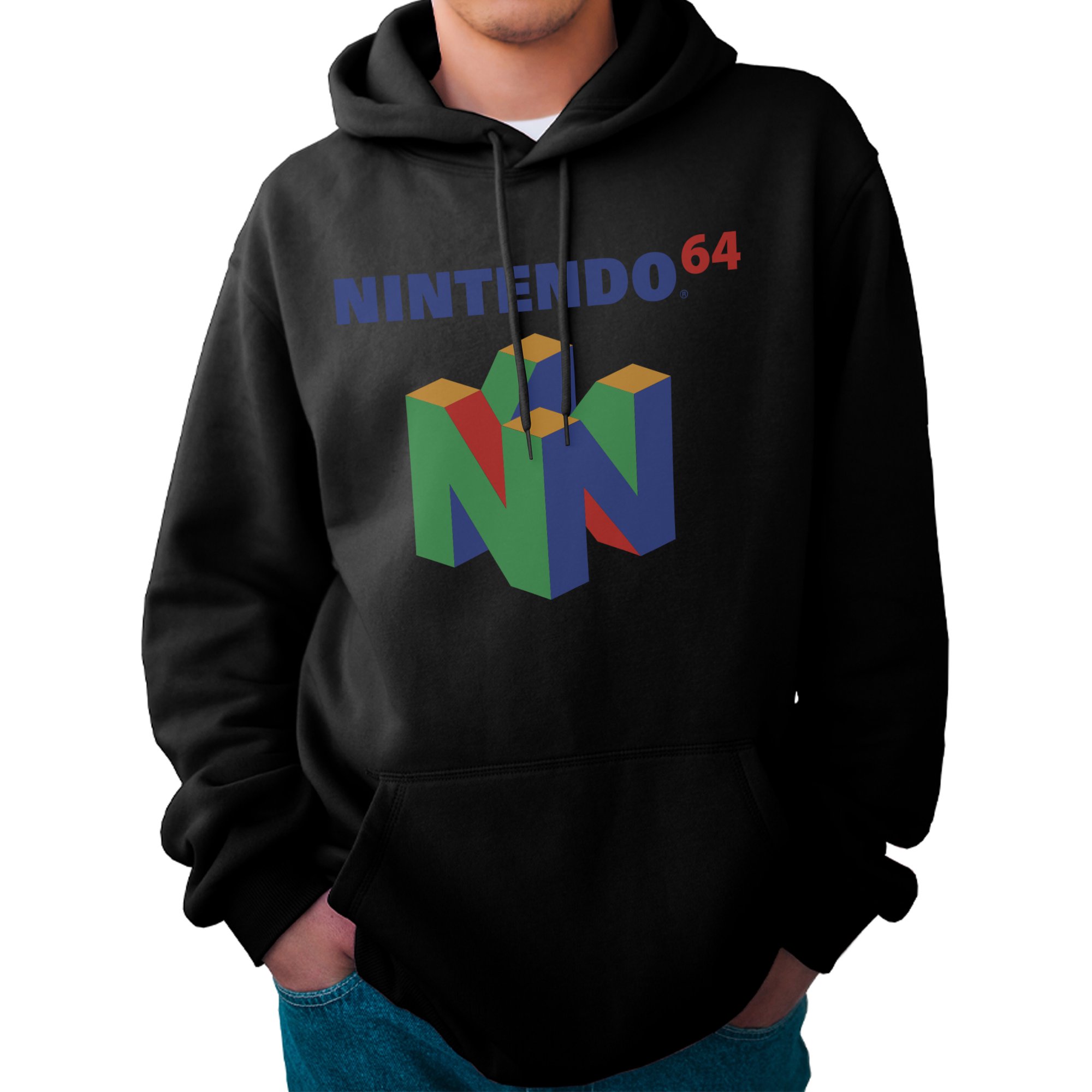Nintendo 64 Logo Men's and Big Men's Graphic Hoodie - Walmart.com