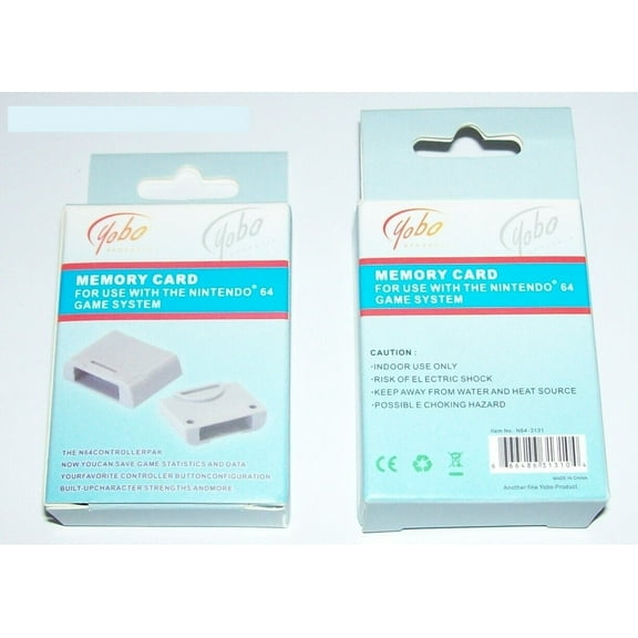 Nintendo 64 Memory Card 256KB For Controller Pak Yobo
