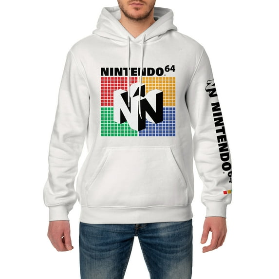 Nintendo 64 Mens & Big Mens Long Sleeve Graphic Hoodie, Sizes S-3XL