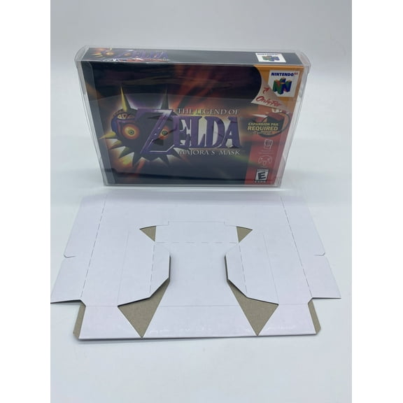Nintendo 64 N64 Game Box Only Inserts and Protector CIB Zelda Majoras Mask