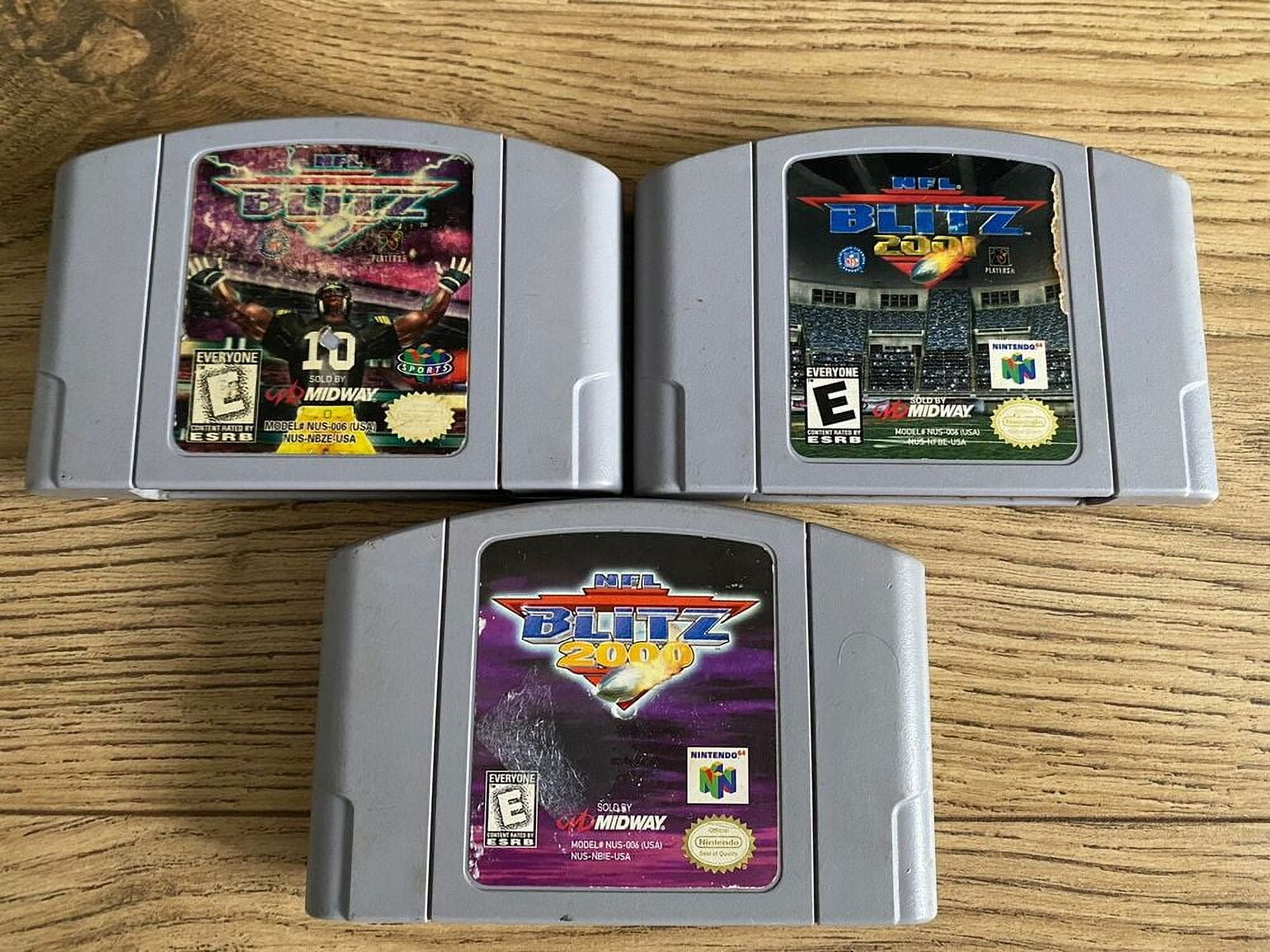 Nfl Blitz 2000 N64 Nintendo 64 N64 Game Bundle NFL Blitz 2000 2001