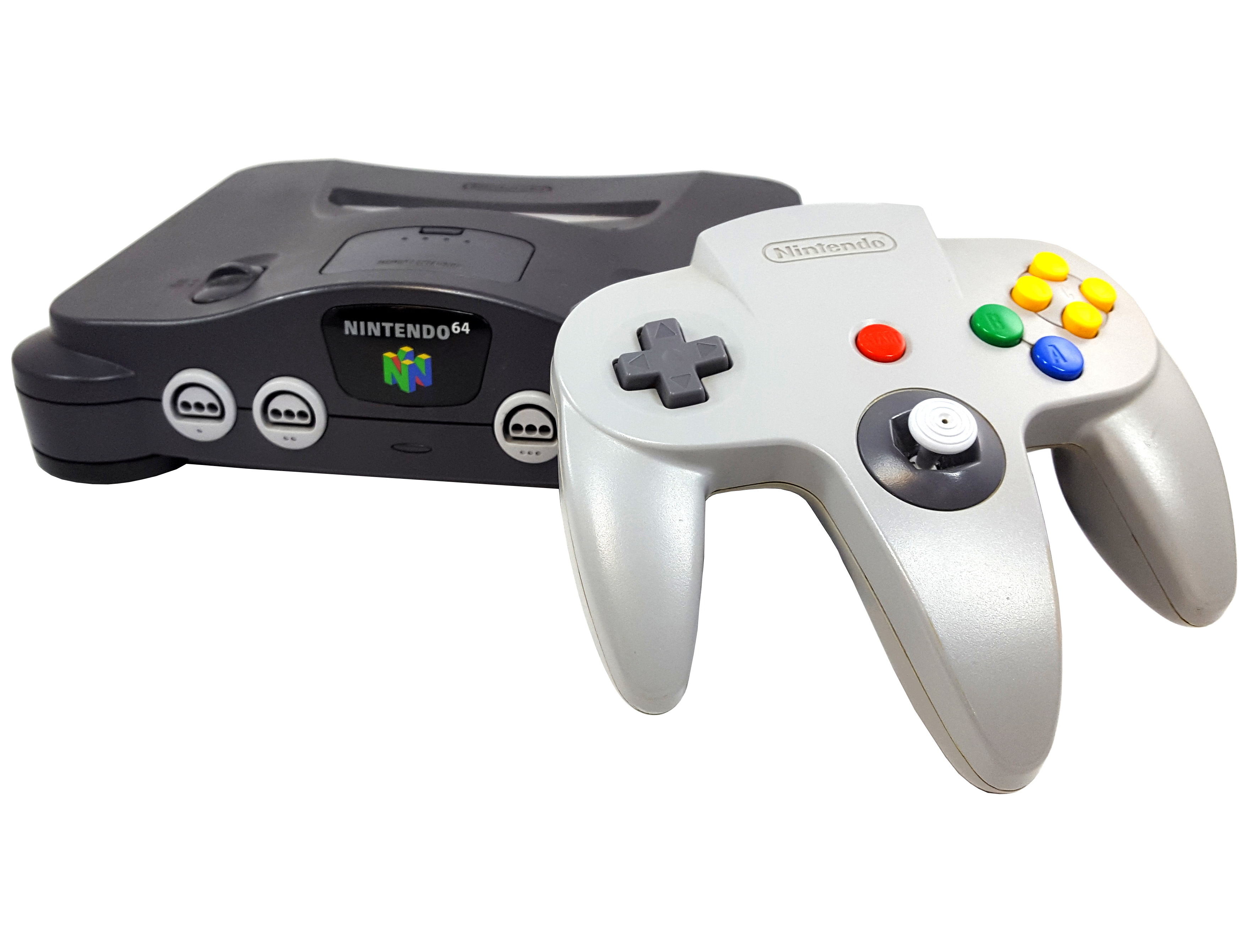Nintendo 64 N64 Video Game Console with Matching Controller and Cables - image 1 of 4