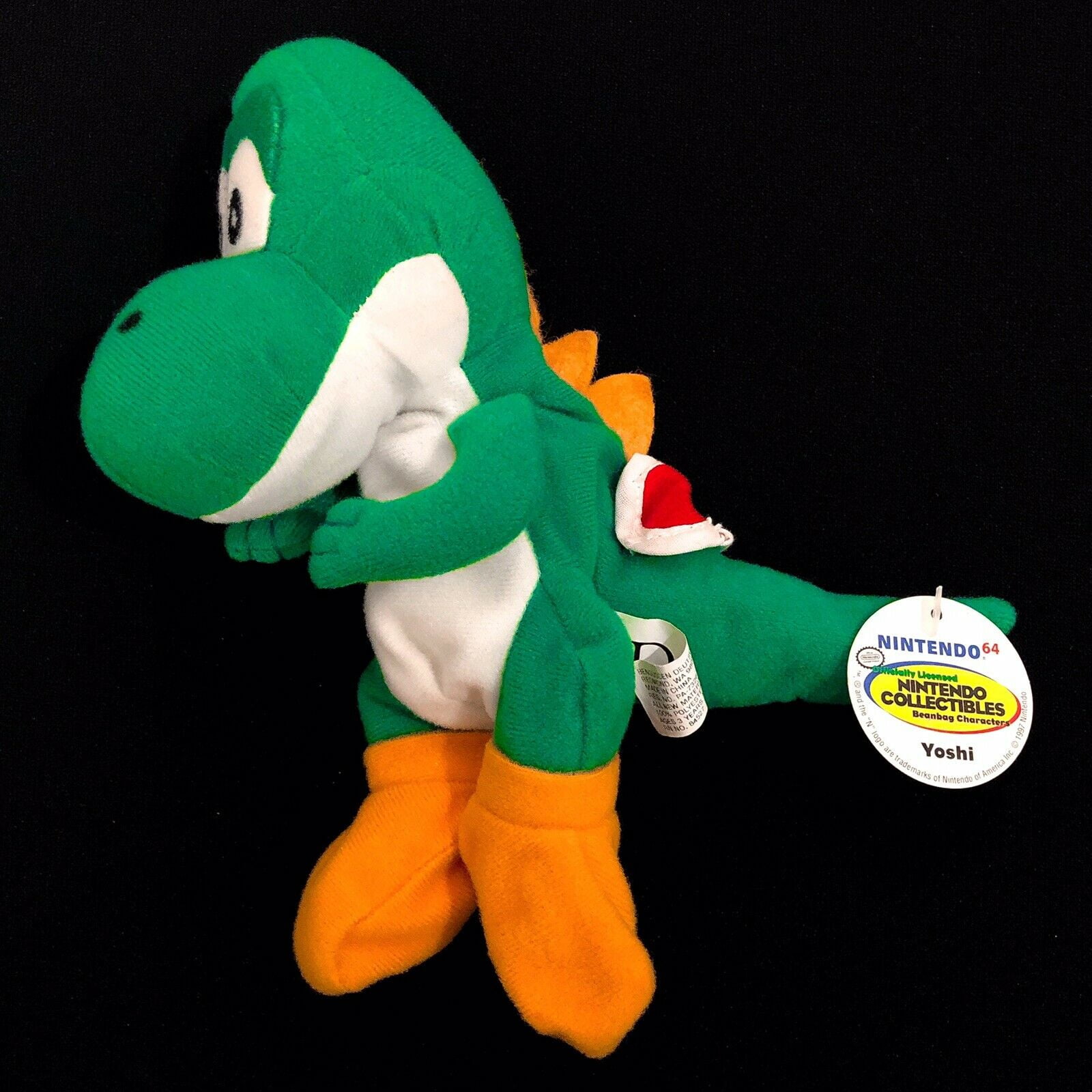 Nintendo 64 N64 Yoshi Collectible Beanbag Plush w/ Tag Mario Nintendo 64 N64 Yoshi Collectible Beanbag Plush w/ Tag Mario