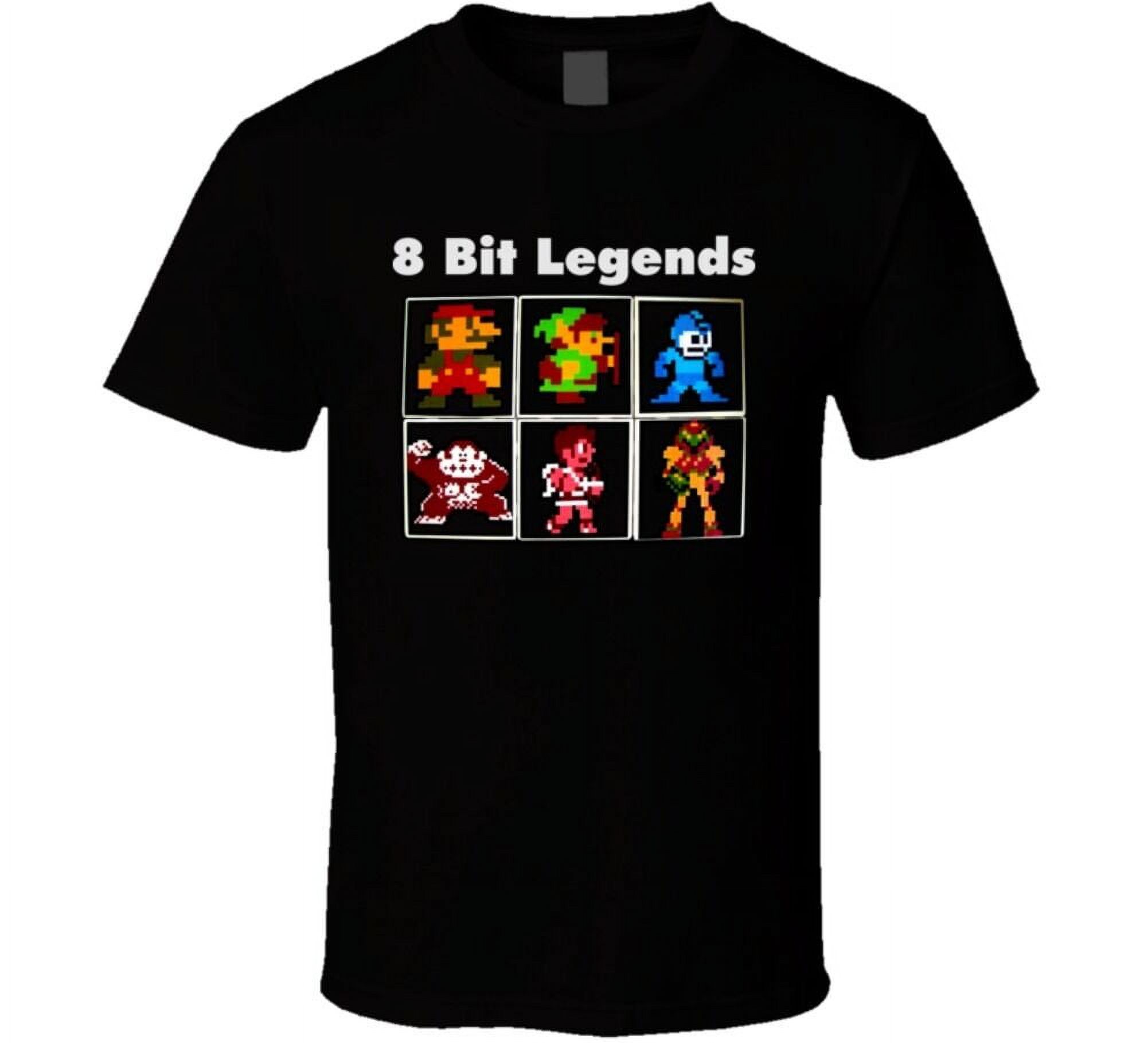 Nintendo 8 Bit Legends T Shirt - Walmart.com