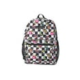 thumbnail image 1 of Nintendo Mario Kart  Boys' 17" Allover Print Checkered Backpack, Black/White, 1 of 5
