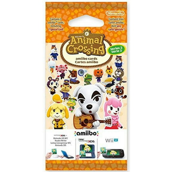 Nintendo Animal Crossing Amiibo Cards, 3 Packs