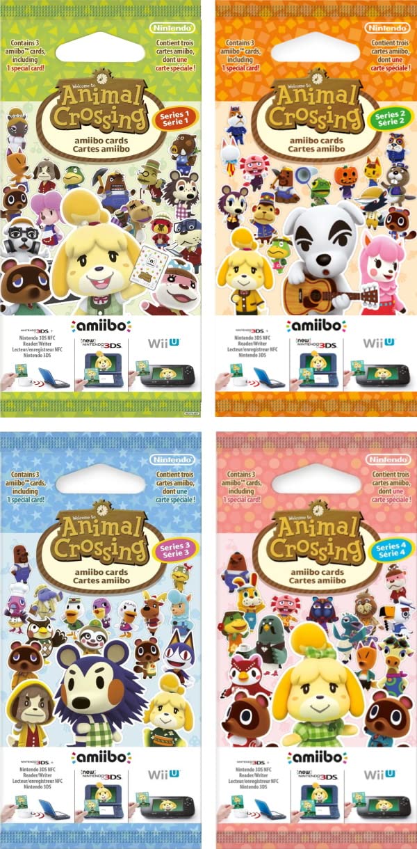Animal Crossing Happy Home Designer Amiibo Cards - Series 1, 2, 3, Or 4 (6 Cards Per Pack) By Nintendo