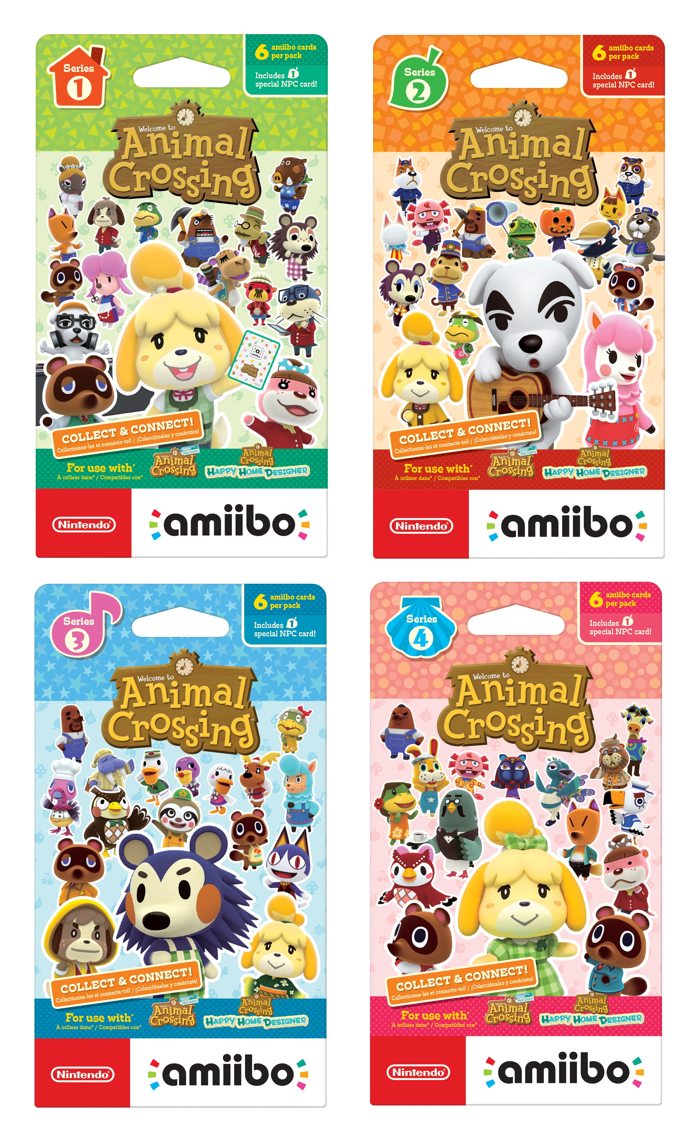 Animal Crossing Amiibo Cards Series 1 Full Box (42 Packs) (3 Cards Per  Pack/126 Cards)