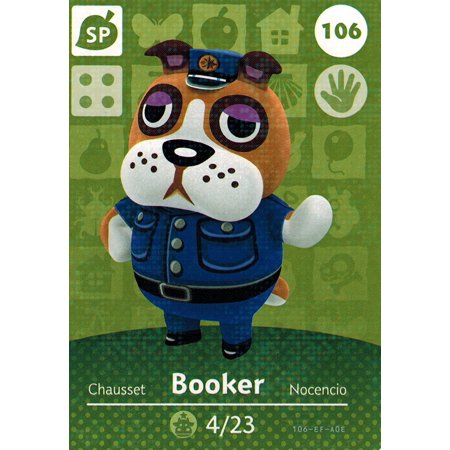 Nintendo Animal Crossing Happy Home Designer Amiibo Card Booker 106/200 USA Version