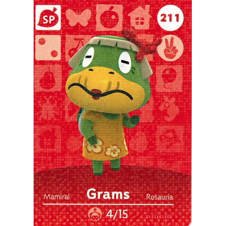 Nintendo Animal Crossing Happy Home Designer Amiibo Card Grams 211/300 USA Version