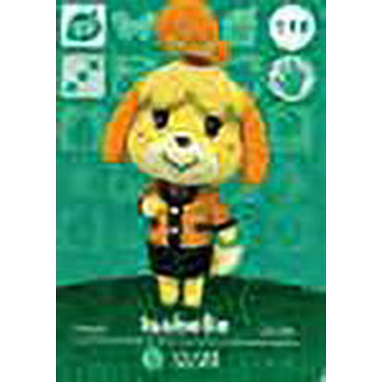 Animal crossing isabelle amiibo card sale