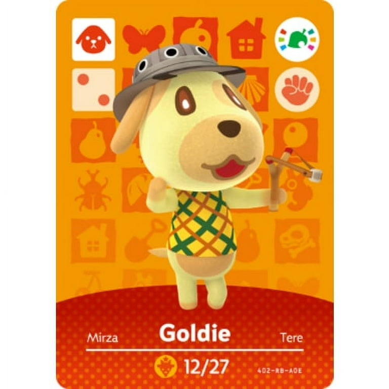 amiiboカード Nintendo Animal Crossing Promo Amiibo Card - Goldie - Walmart.com