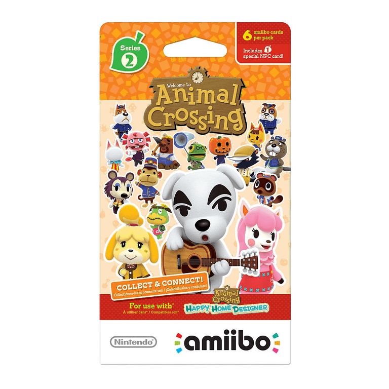Nintendo Animal Crossing amiibo cards Series 2 6 Pack Nintendo