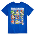 thumbnail image 1 of Nintendo Big Boys Super Mario Squares T-Shirt, Sizes 8-20, 1 of 4