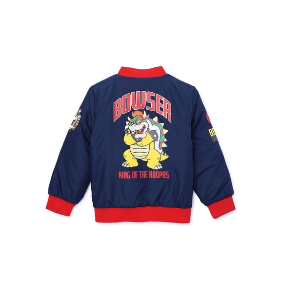 Nintendo Bowser Boys Bomber Jacket, Sizes 4-18