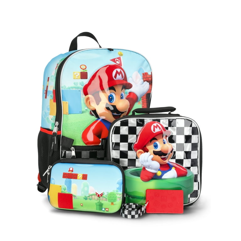 Personalized Backpack Super Mario School Bag Nintendo Boys' 17