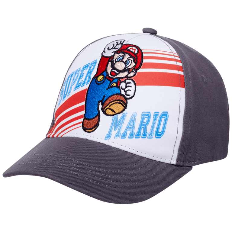 Nintendo Boys Super Mario Cotton Baseball Cap (Size 4-7