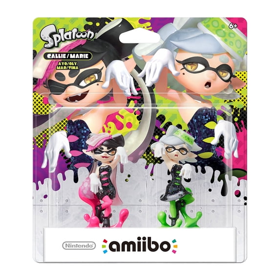 Nintendo Callie & Marie 2-Pack Amiibo - Nintendo Wii U Packaging May Vary