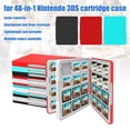 thumbnail image 1 of Nintendo DS/3DS Game Card Holder, Holds 48 Games with Protective Silicone Slots, Compact Storage Case for On-the-Go Gamers(blue,1pcs), 1 of 7
