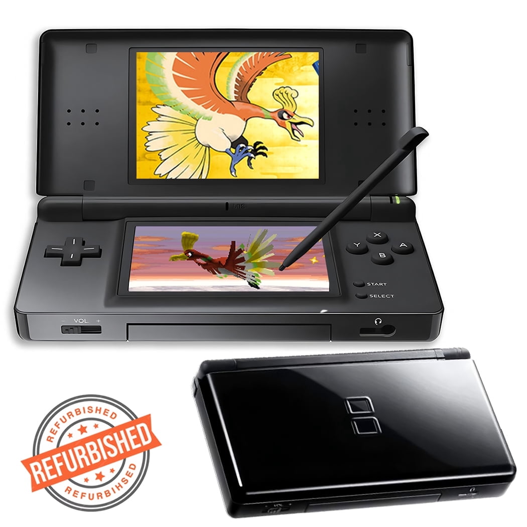 Nintendo DS Lite Game Console Games Handheld System Cleaned Tested Case Black