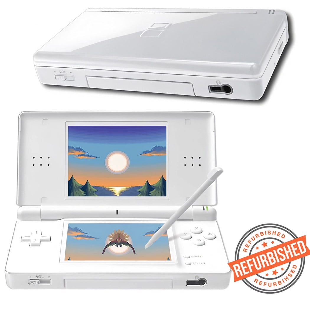 Nintendo DS Lite Game Console Games Handheld System Cleaned Tested Case White