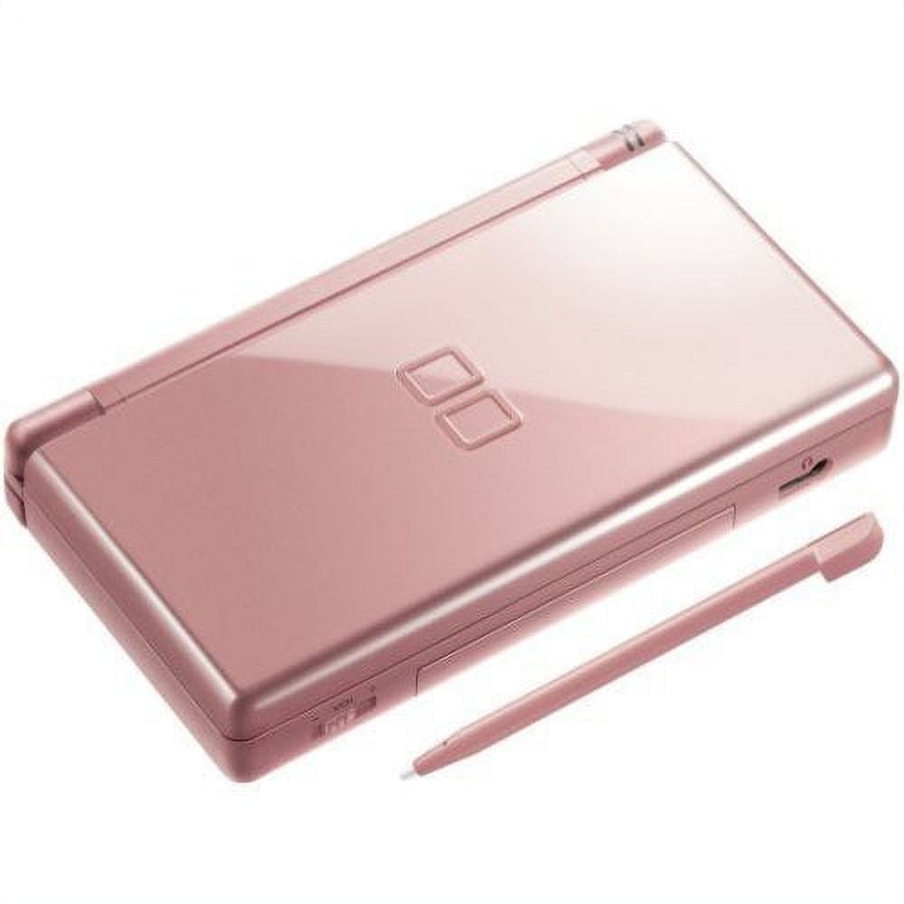 Nintendo DS Lite, Metallic Rose with Gameboy Cartridge Slot