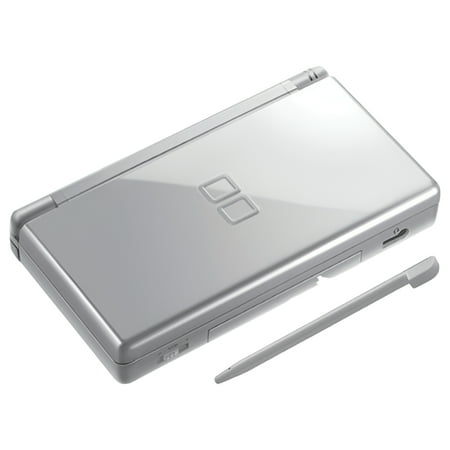 Nintendo DS Lite Metallic Silver Gray with Stylus and Charger - 100% OEM