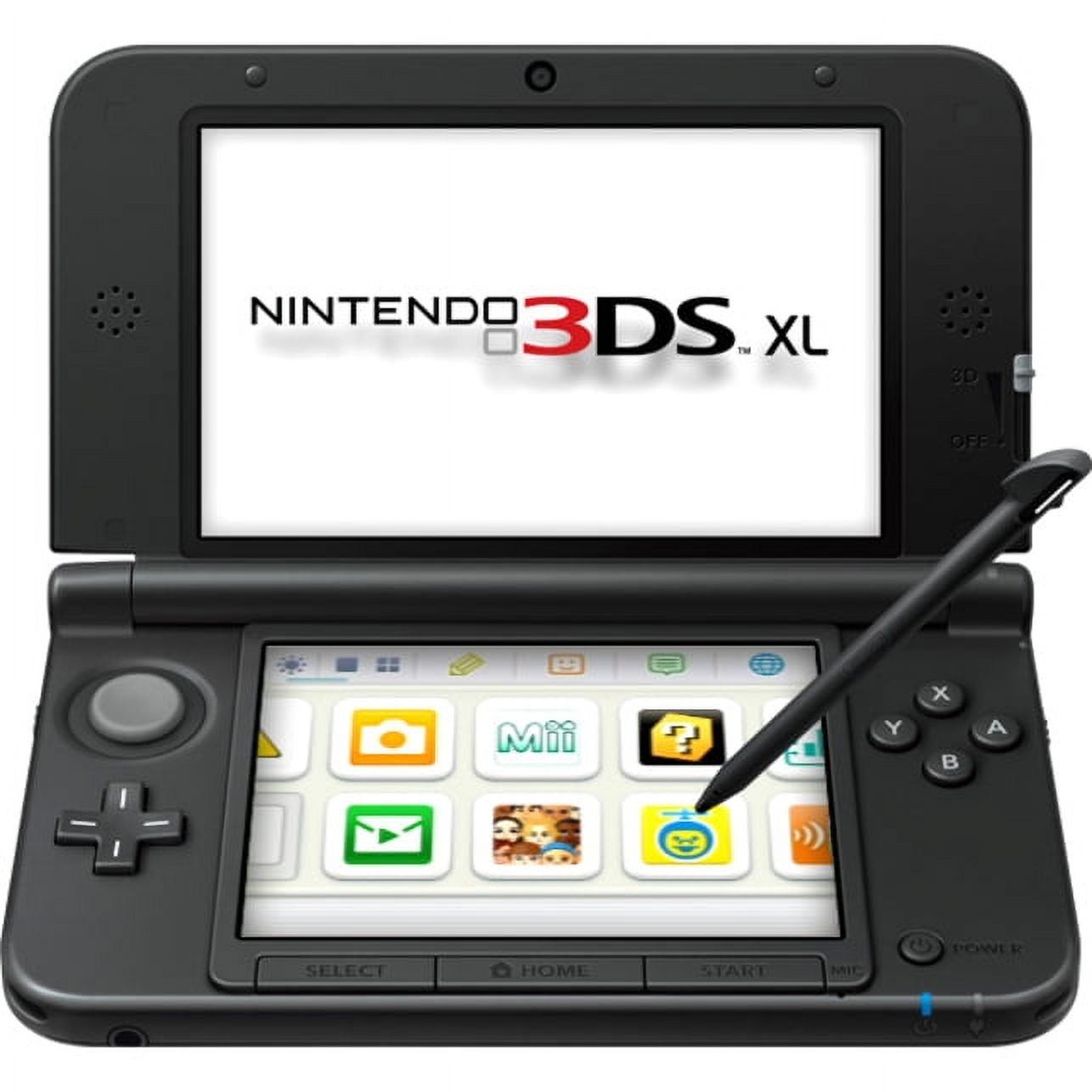 A model shows a Nintendo DSi, the revamped version of Nintendo's