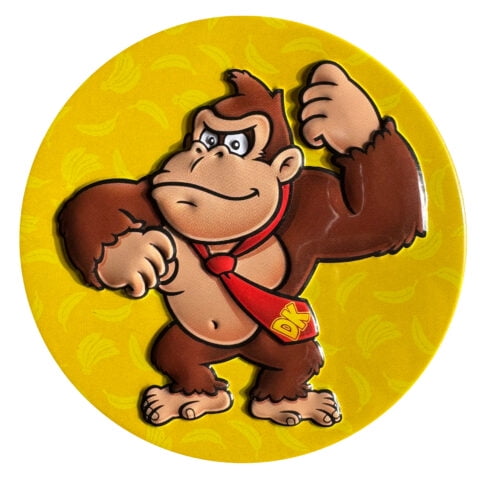 Nintendo Donkey Kong Banana Bunch Candy Tin Banana Flavored Candy Bananas 1.5 Ounces