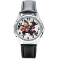 thumbnail image 1 of Nintendo Donkey Kong Character Black Leather Band Wrist Watch, 1 of 1