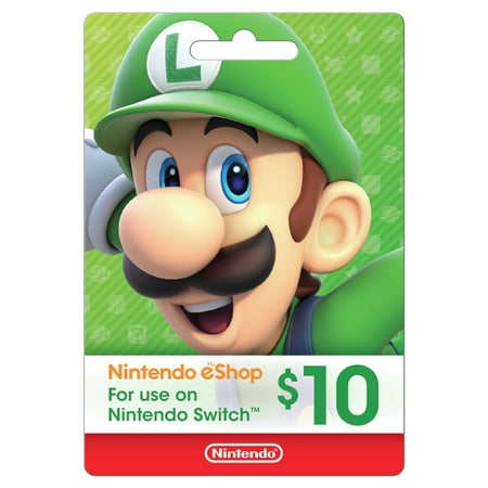 Nintendo Eshop 10 Gift Card [Physical Card]