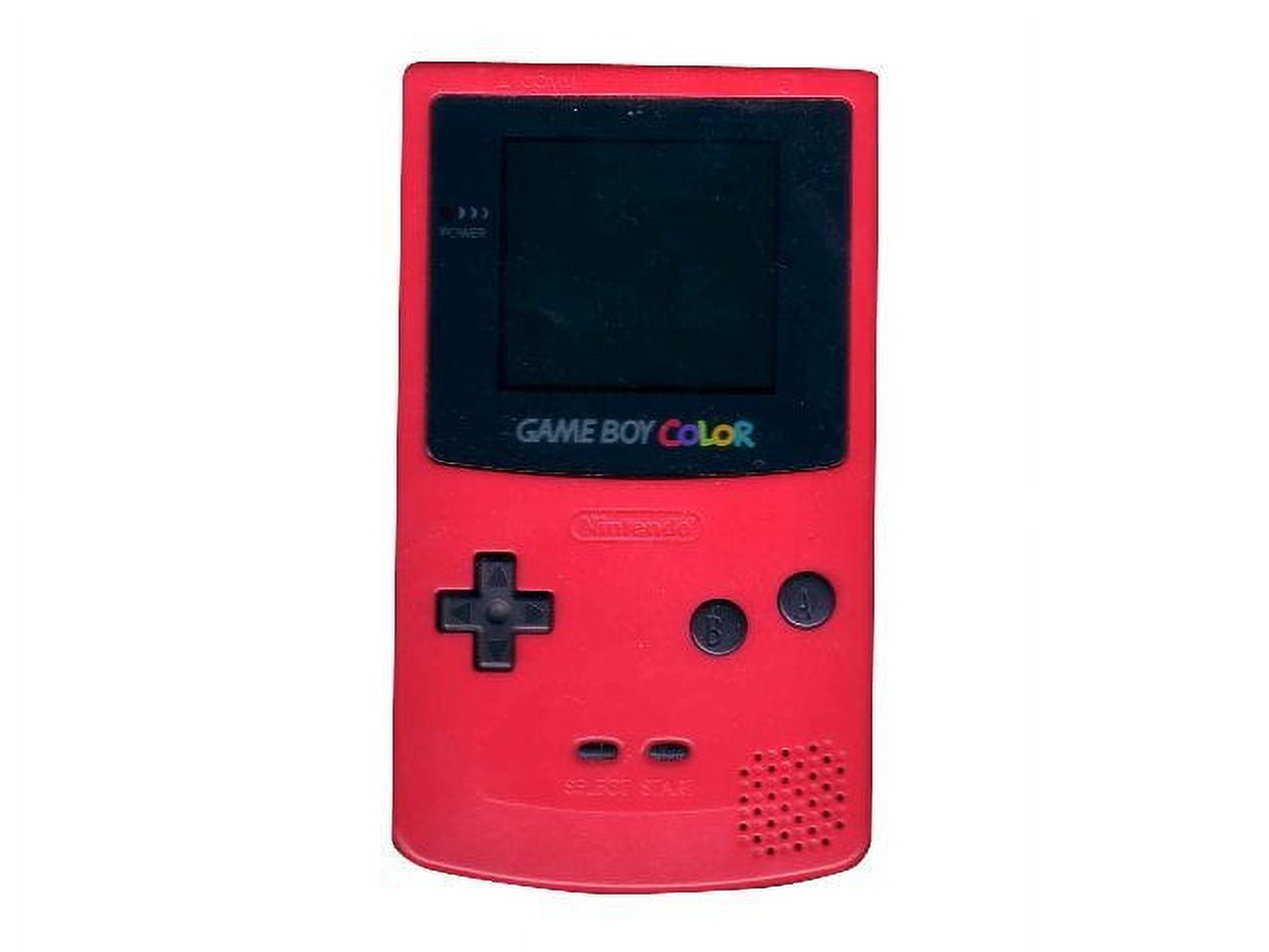 Nintendo Game Boy Color - Handheld game console - red - Walmart.com