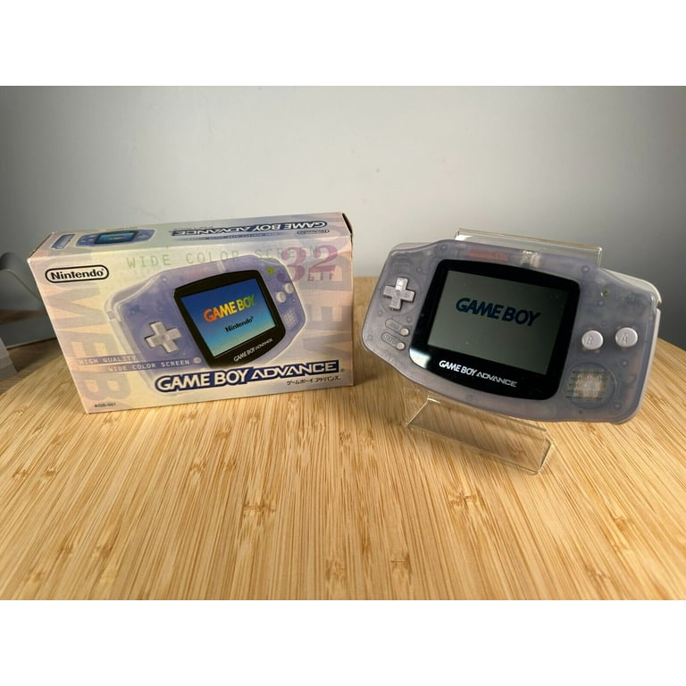 Nintendo GameBoy Advance Clear Gray AGB-001 Game Boy Console w Box