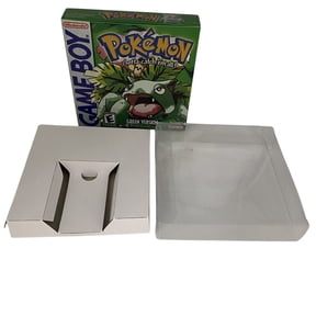Nintendo GameBoy DMG Game Box Only Inserts Protector Pokemon Green