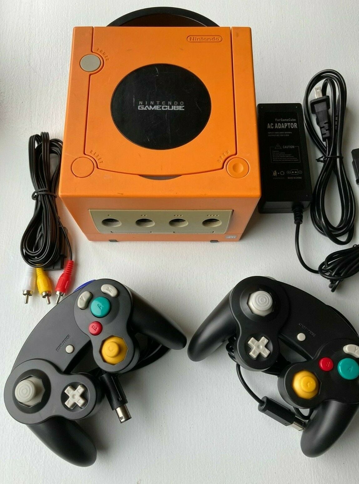 Nintendo GameCube Orange Console - Complete Bundle