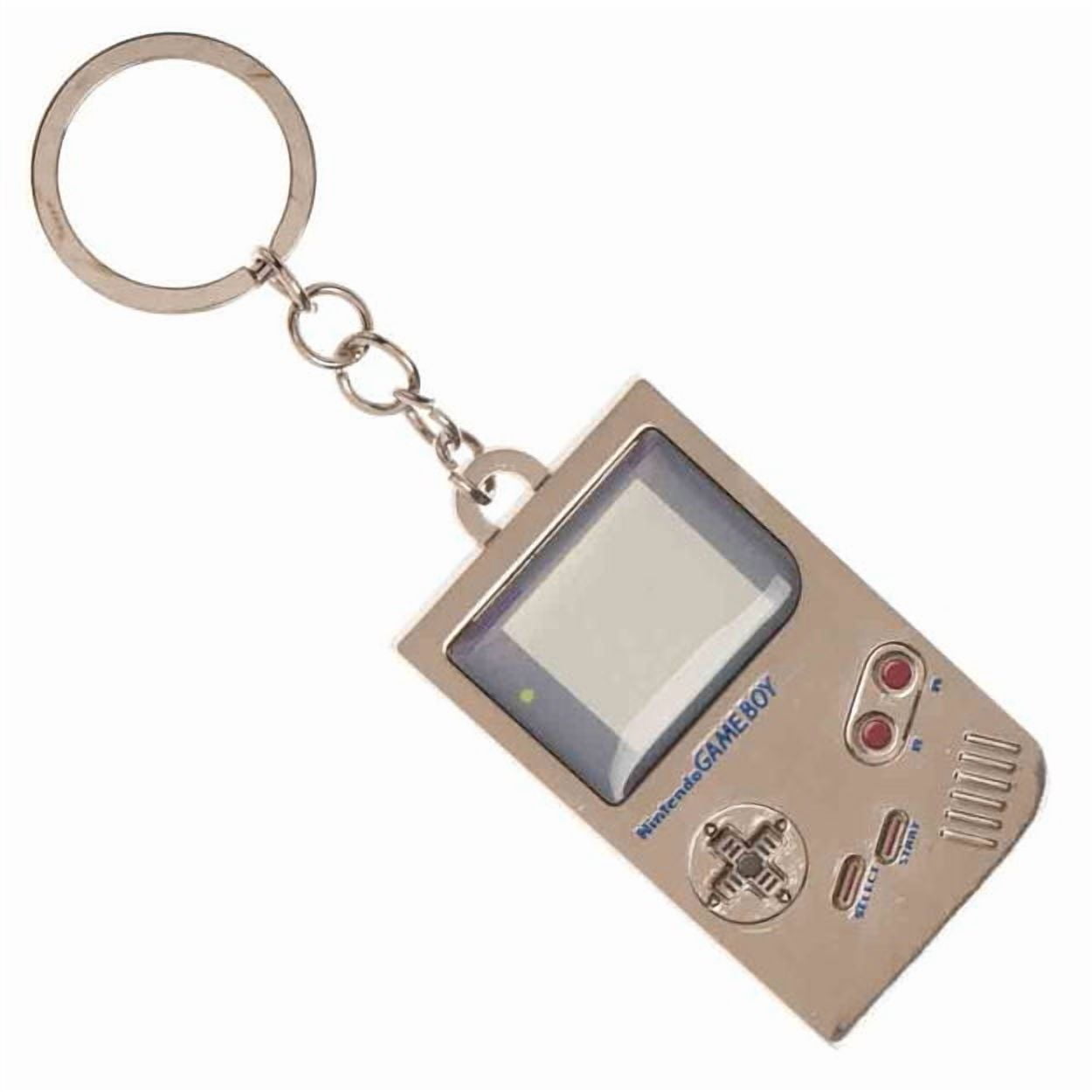 Nintendo Gameboy Silver Metal Keychain - Walmart.com