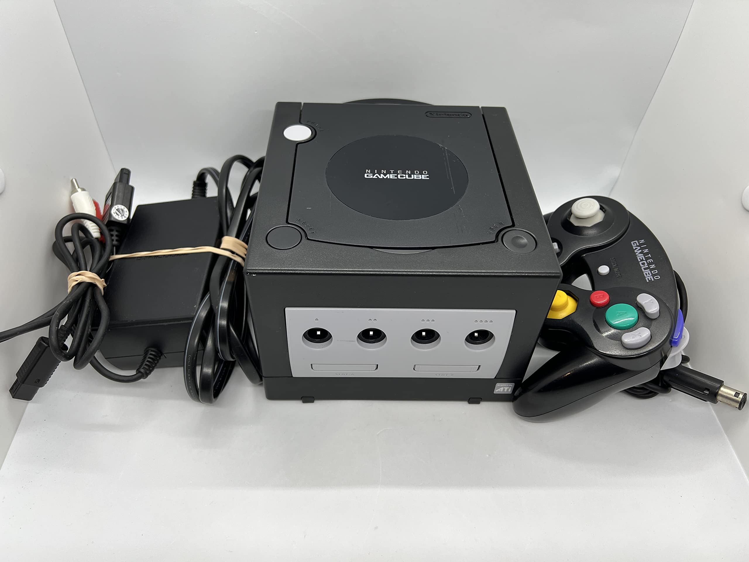 NINTENDO GAMECUBE ブラック p706p5g Nintendo GameCube Translucent Black Shell Console NTSC U-C/J