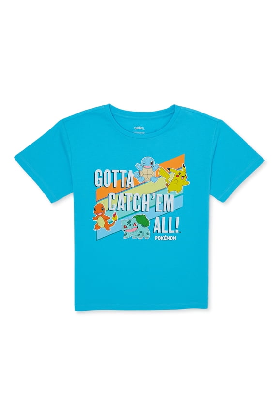 Nintendo Girls Pokemon Pikachu Graphic T-Shirt, Sizes 4-18