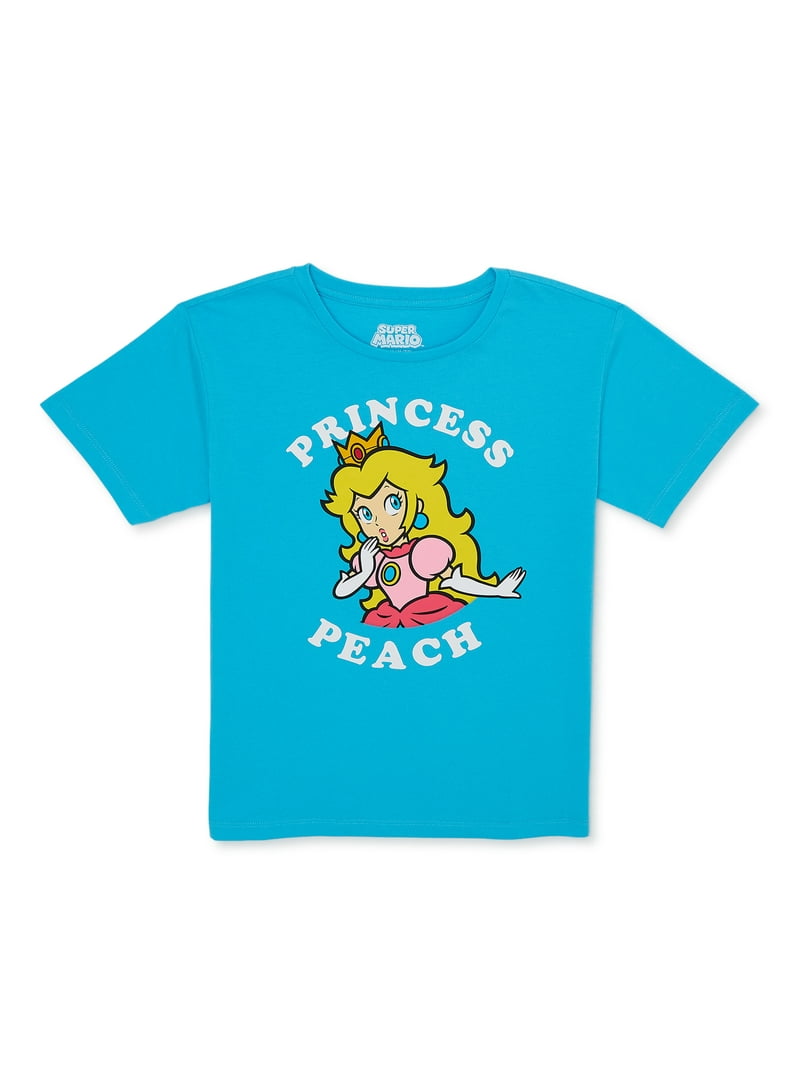 Peach Ground Up Super Mario Princess Peach High Top Sneakers for