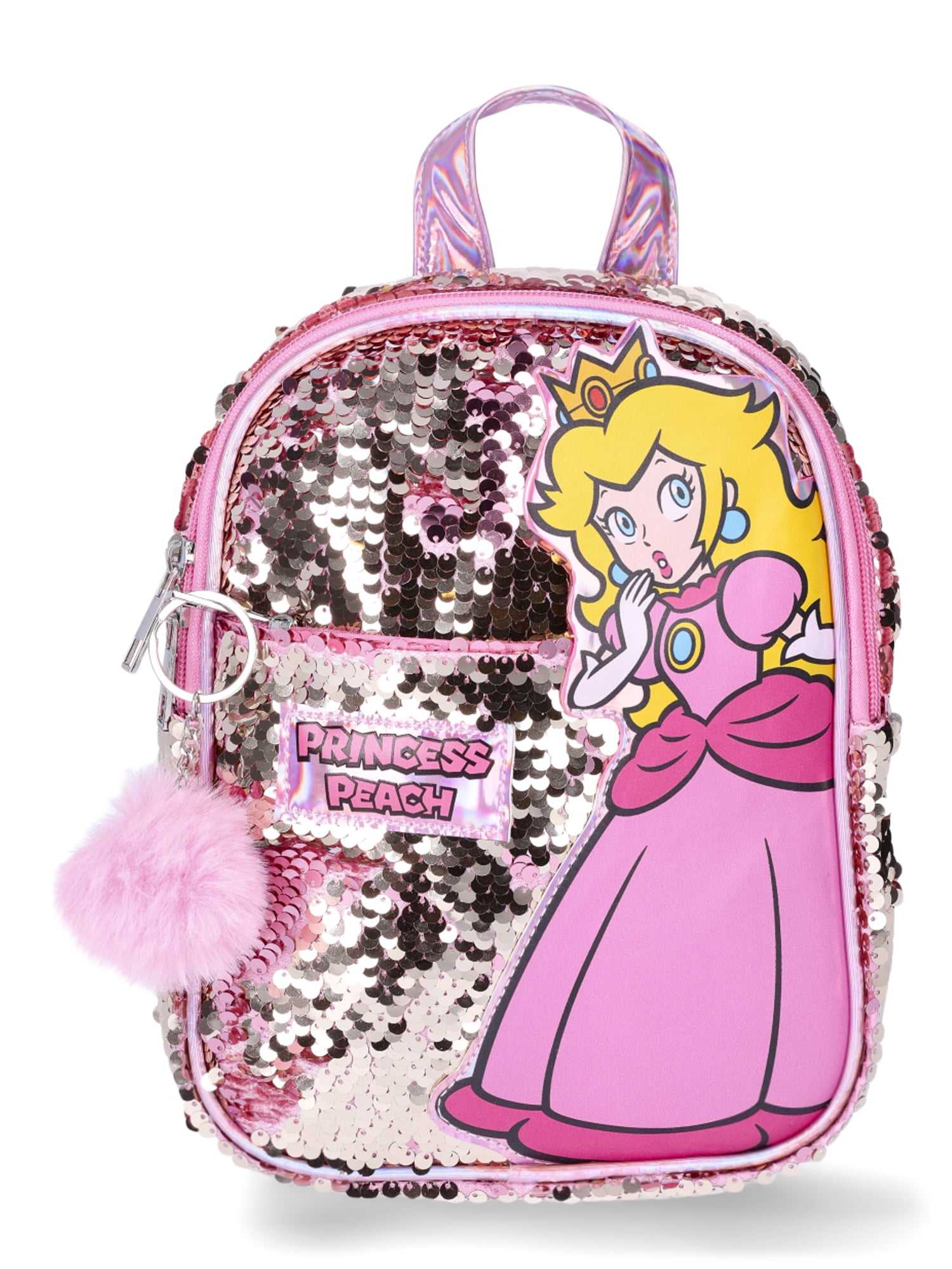 Nintendo Girls Princess Peach Mini Backpack, Gold - Walmart.com
