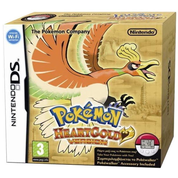 Pokemon Heartgold Nintendo DS NDS Complete with Pokewalker - Not Mint