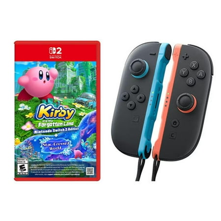 Nintendo Joy-Con 2 Controllers + Kirby and the Forgotten Land Nintendo Switch 2 Edition + Star-Crossed World